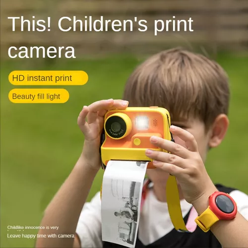 Cámara instantánea para niños Cámara de impresión HD1080p Cámara