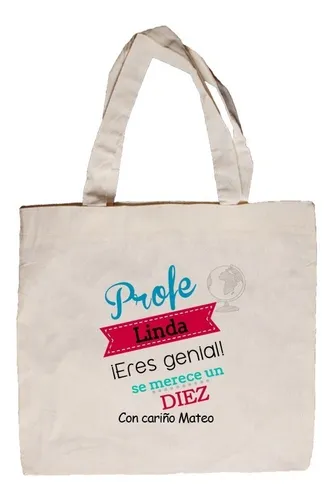 Bolsas De Manta Personalizadas Para Dia De Las Maestras Env o gratis
