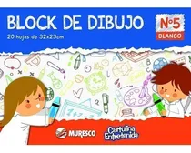 Comprar Block De Dibujo Blanco Muresco 20 Hojas Nº5 Block Dibujo