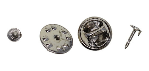 Imagen 10 de 11 de 100 Pares De Latón Mariposa Embrague Tie Tacks Pin Back
