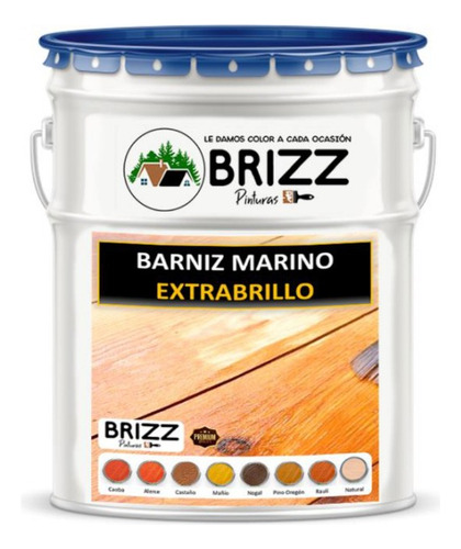 Barniz Marino - Color Alerce Tineta 4 Gal Brizz