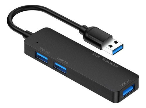 Adaptador Usb C 5 1 3.0 Tf Sd Lector Tarjeta 2 Puerto