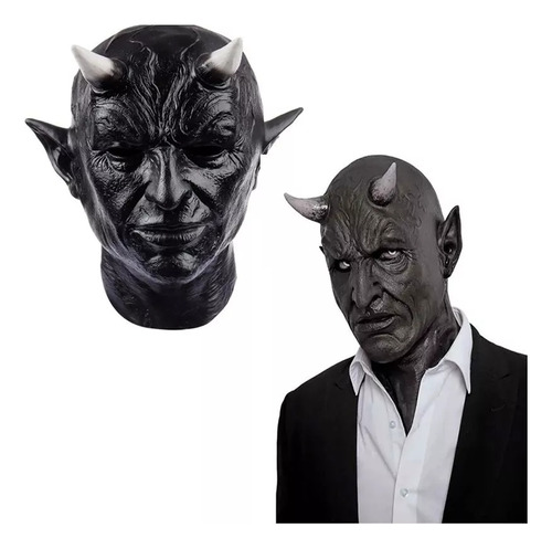 Máscara De Diablo De Mifister Máscara Terror Demonio Satanás