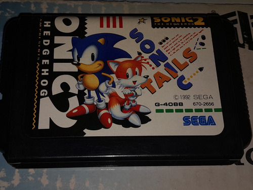 Juego Sonic 2 Sega Megadrive (orig/ntsc/jap) Importado