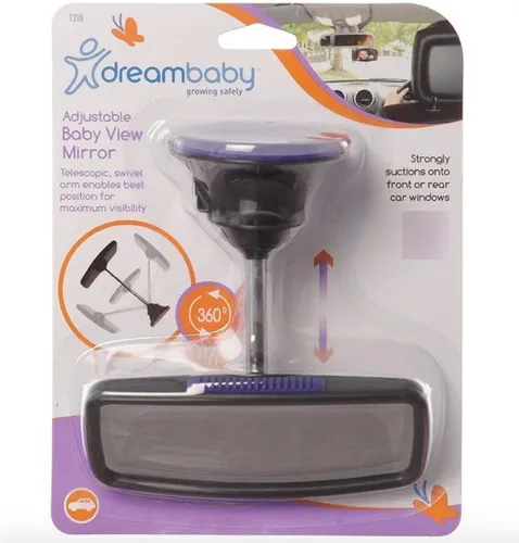 Espejo Auto Bebe Ajustable Con Movimiento Dreambaby L218