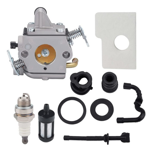 Harbot Ms170 Carburador Tune Up Kit Filtro Aire Para 017