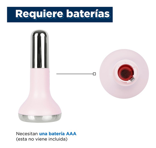 Miniso Maquina Para Aplicación De Productos Faciales Rosa 8x