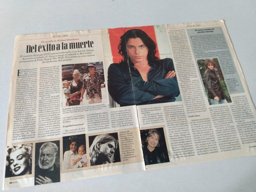 Inxs Lote De 20 Clippings Recortes Notas Originales