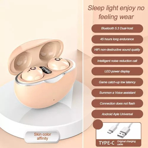 Audífonos Estéreo Invisibles Para Dormir Más Pequeños, Min-a