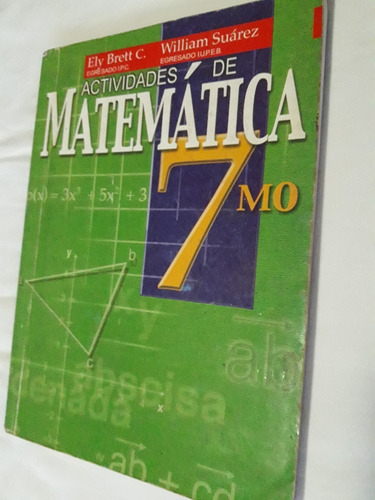 Libro Escolar Matematica 7o