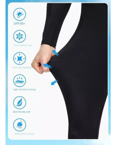 Traje De Buzo Superelástico Para Hombre Con Protección Solar