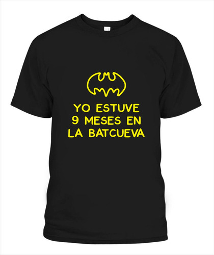 Polera Batman: 9 Meses En La Batcueva 