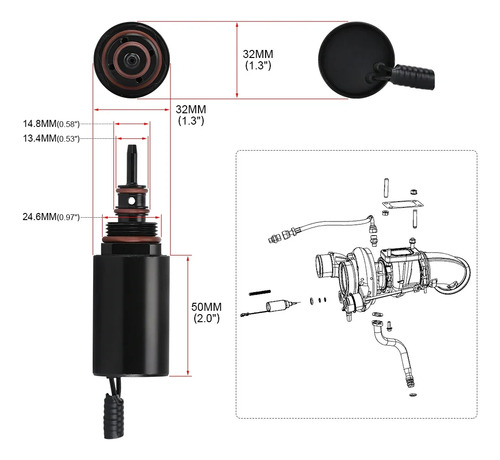Js Válvula Solenoide Turbo Dodge Cummins 4036054 5140305aa