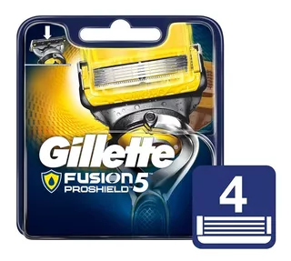 Cartuchos De Afeitar Gillette Fusion5 Proshield 4 Un