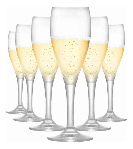 Taça Champanhe, Taça de Cristal, Arcadia Ruvolo 155ml 6pcs