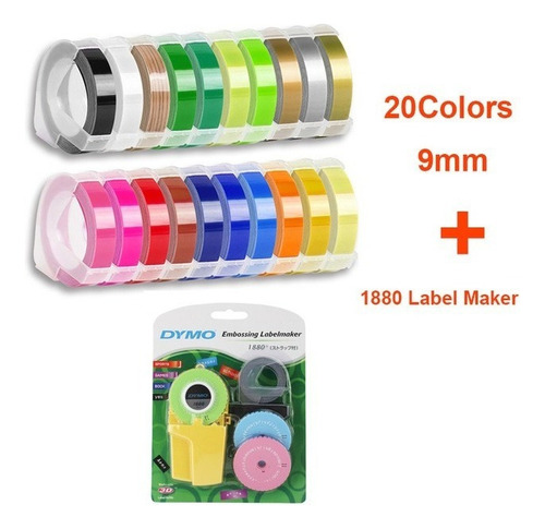 Impresora De Etiquetas Manual Dymo 1880 Con Cintas De 9 Mm*