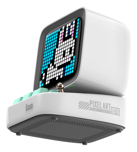 Divoom Ditoo Pixelart Altavoz Bt Retro C/ Pantalla Led Blanc