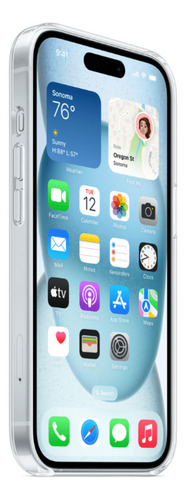 Case Transparente Magsafe Capa iPhone 15