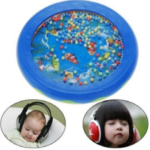 Bebé Niños Ocean Wave Grano Tambor Apacible Mar Sonido Music