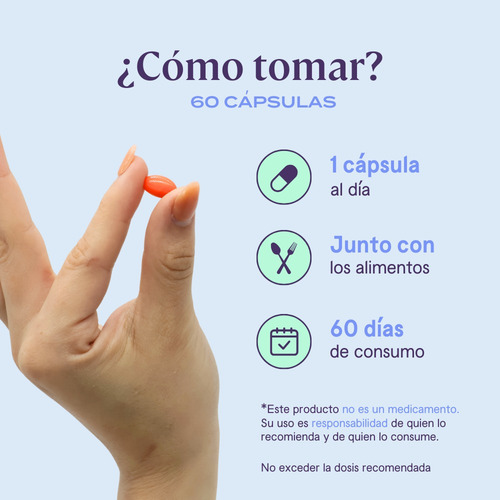 B-fit B Coenzima Q10 Con Omega 3 Y Biotina - 60 Cápsulas