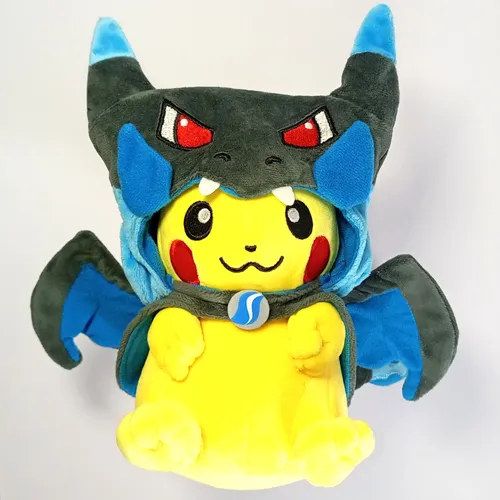 Peluche pikachu charizard sale