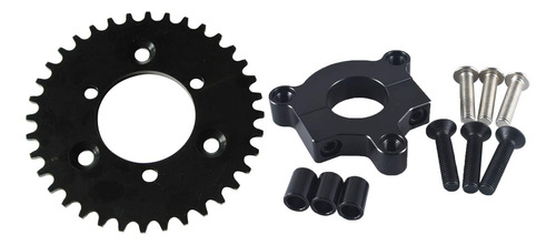 Sthus Piñon Cnc Adaptador Ajuste Bicicleta Motorizada Negro