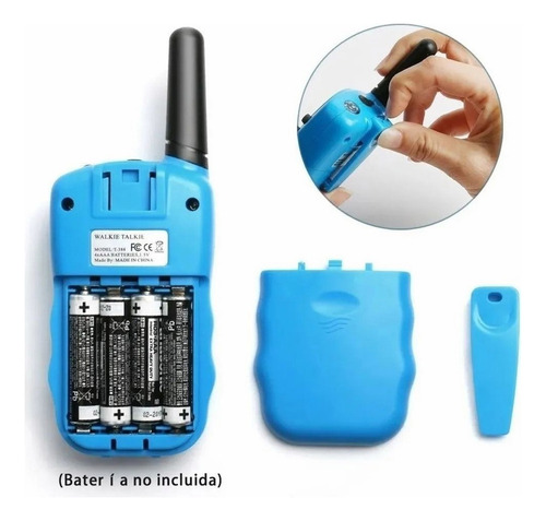 Radio Walkie Talkie 2 Piezas Para Niños A Menos De 3 Millas