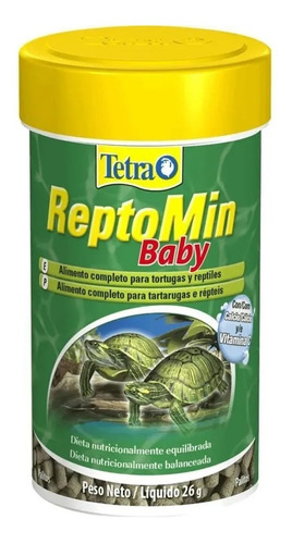 Ração Tetra Reptomin Baby 26g 100ml Répteis Tartarugas