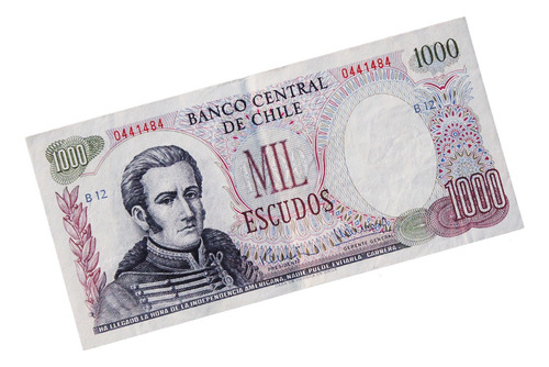 ¬¬ Billete Chile Eº 1.000 / Matus - Trucco Unc Zp