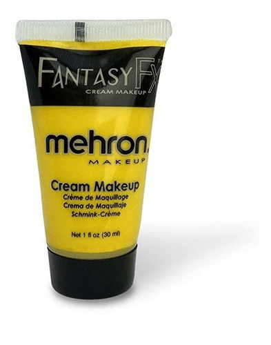 Base de maquillaje en cremoso Mehron Mehron Fantasy FX Mehron tono amarillo - 30mL 49.896g
