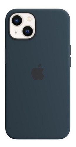 iPhone 13 Silicone Case With Magsafe  Abyss Blue