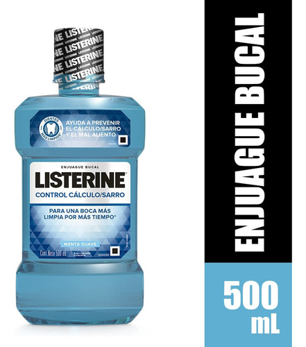 Enjuague Bucal Listerine Control Calculo X 500ml