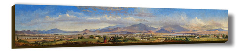 Cuadro Canvas Bastidor Vista Valle D México San Ángel 20x100