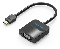 Comprar Adaptador Mini HDMI Vention - Conversor Mini HDMI Macho a Pantalla VGA Hembra con Cable Audio - Full HD 1080p 60Hz - 0.15 Metros - Para Camara de foto \u002F PC \u002F Netbook \u002F Tablet \u002F Telefonos - AGABB