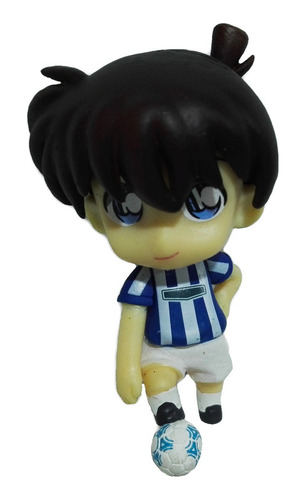 Figura Articulable Detective Conan Pelota Futbol 6cm