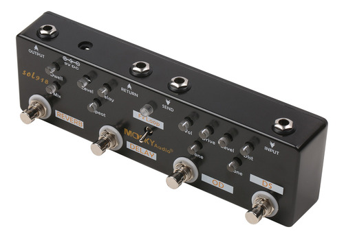 Mosky Audio Sol918 Pedal Multiefecto 5 En 1 Efecto Combinado