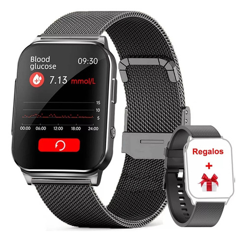 @ Reloj Inteligente Para Hombre No Invasivo Glucosa Ecg +ptt