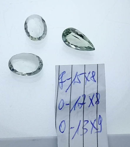 Heliodoro 12.850 Cts Kit 03 Pedras Natural Praziolita A