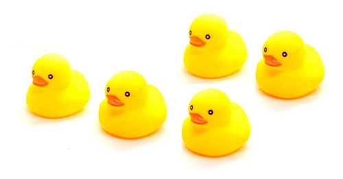 Pack 5 Patitos De Hule Para El Baño Niños / Bebés