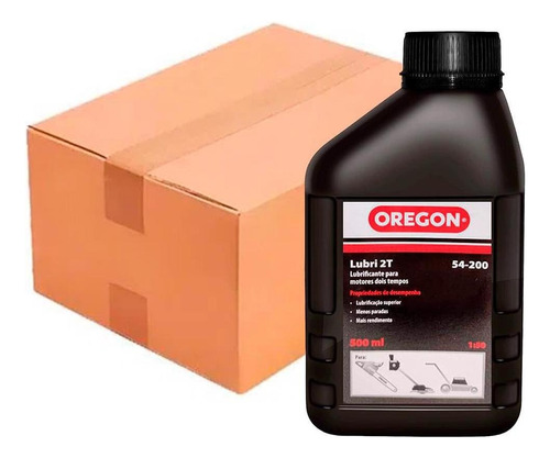 Kit Óleo Lubrificante Oregon Para Motor 2t 500ml 24 Unidades