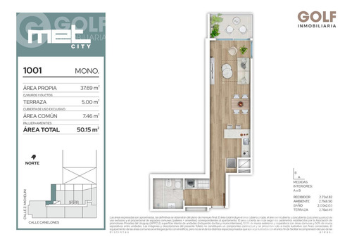 Venta Apartamento 1 Dormitorio En El Centro