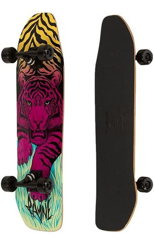 Rayne Longboards Tiger - Patineta (32.1 In), Diseño De Tigre