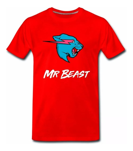 Mrbeast Estampado Playera Manga Corta // Diseño Nuevo