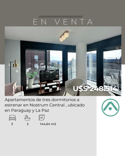 Apartamentos A Estrenar En Nostrum Central  Tres Dormitorios 