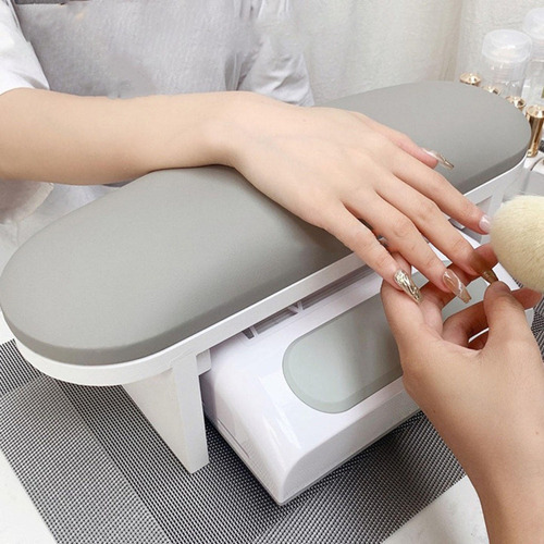 Accesorios Para Reposabrazos De Uñas Cojín De Cuero De