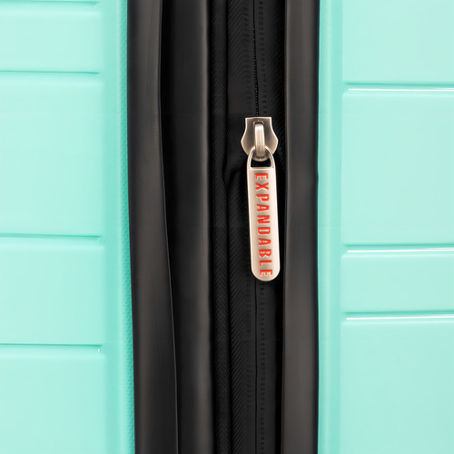 Maleta Hardhead Albert-t25-0660 43cm De Ancho X 68cm De Alto X 26cm De Profundidad Color Turquesa Diseño Rayas