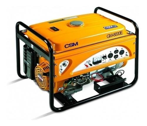 Gerador portátil CSM GM 8000E 9000W monofásico com tecnologia AVR 127V/220V