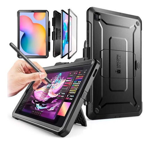 Case Funda 360° Supcase Para Galaxy Tab S6 Lite P613 P619