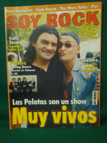 Revista Soy Rock  11 Las Pelotas Cafe Tacuba Mars Volta