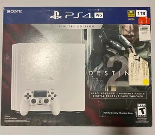 Sony Playstation 4 Pro Blanco 1 Tb Y 8 Juegos, Sin Control.